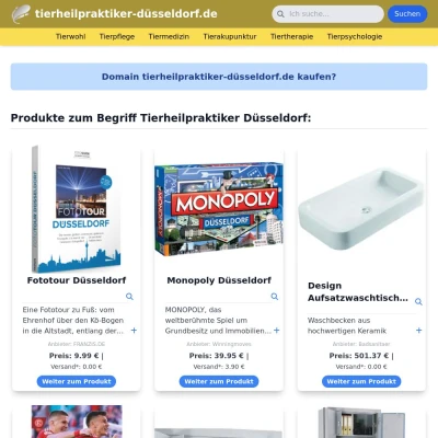 Screenshot tierheilpraktiker-düsseldorf.de