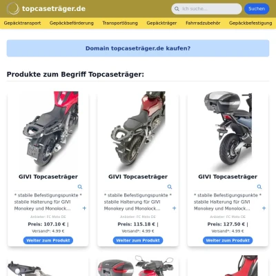 Screenshot topcaseträger.de