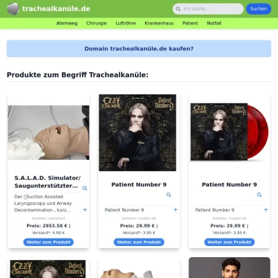 Screenshot trachealkanüle.de