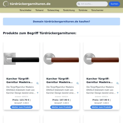 Screenshot türdrückergarnituren.de