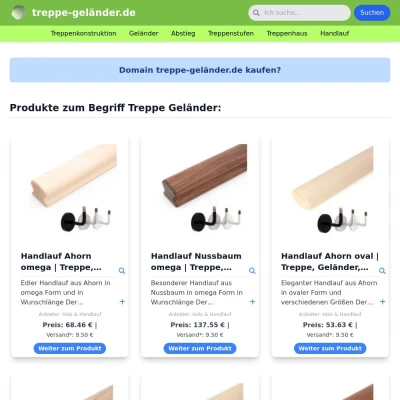 Screenshot treppe-geländer.de