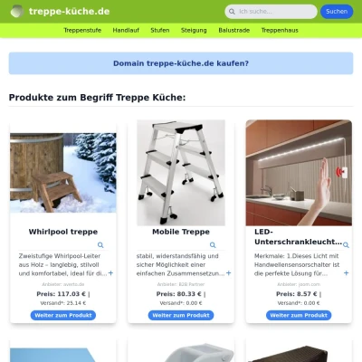 Screenshot treppe-küche.de