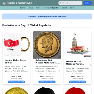 Screenshot türkei-angebote.de