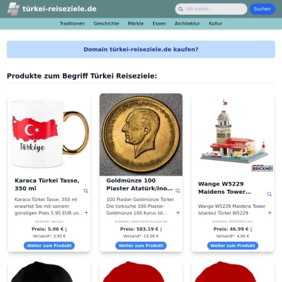 Screenshot türkei-reiseziele.de