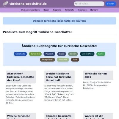 Screenshot türkische-geschäfte.de