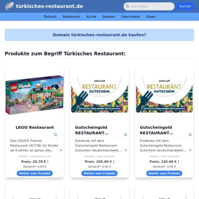 Screenshot türkisches-restaurant.de