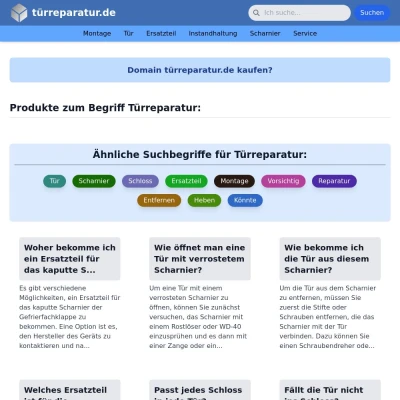 Screenshot türreparatur.de