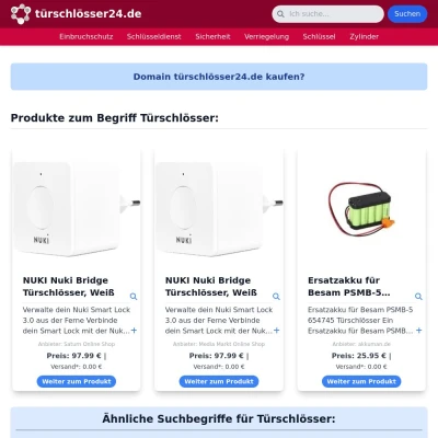 Screenshot türschlösser24.de