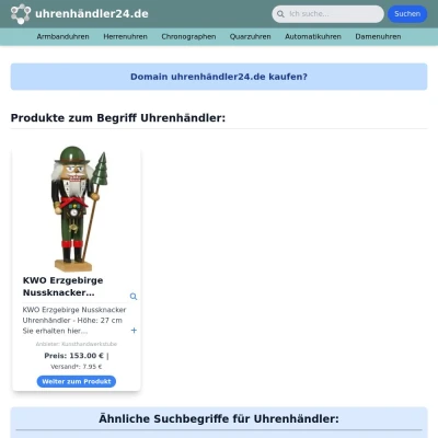 Screenshot uhrenhändler24.de