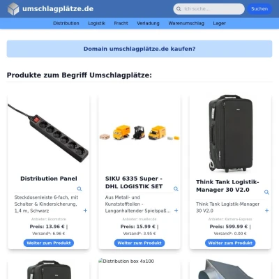 Screenshot umschlagplätze.de