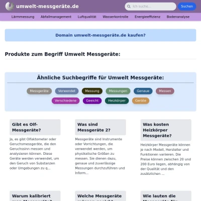 Screenshot umwelt-messgeräte.de