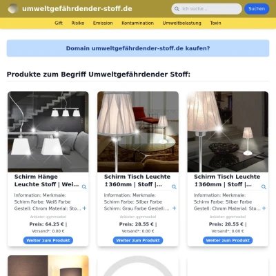 Screenshot umweltgefährdender-stoff.de