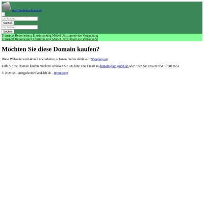 Screenshot umzügedeutschland.de