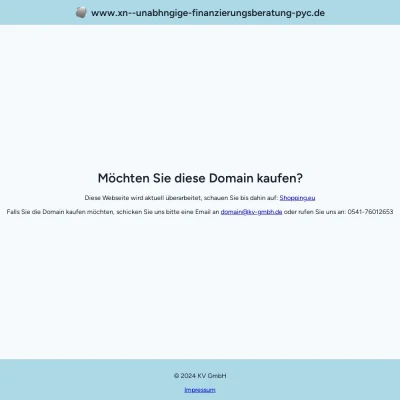 Screenshot unabhängige-finanzierungsberatung.de