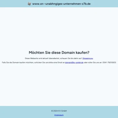 Screenshot unabhängiges-unternehmen.de