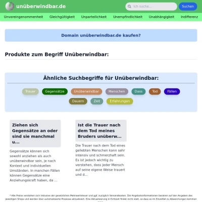 Screenshot unüberwindbar.de
