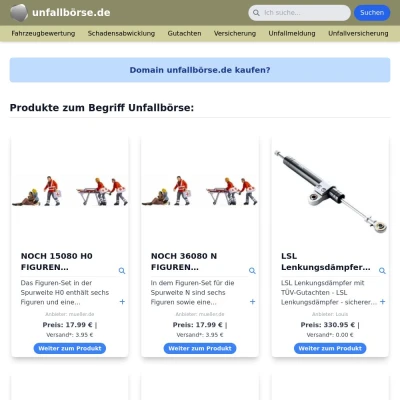 Screenshot unfallbörse.de