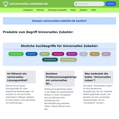 Screenshot universelles-zubehör.de