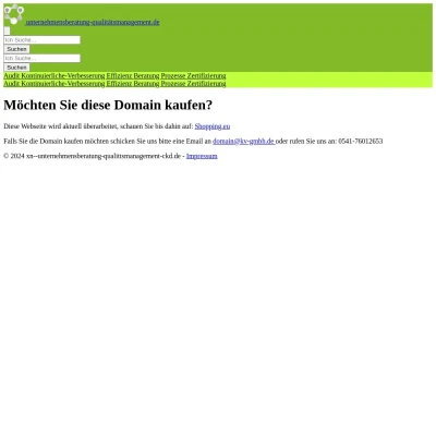 Screenshot unternehmensberatung-qualitätsmanagement.de