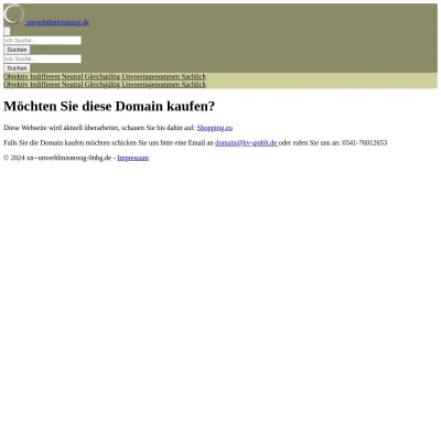 Screenshot unverhältnismässig.de