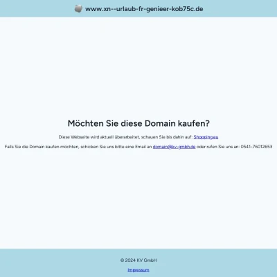 Screenshot urlaub-für-genießer.de