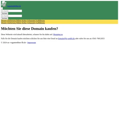 Screenshot vagantenbühne.de