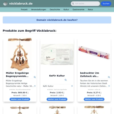 Screenshot vöcklabruck.de