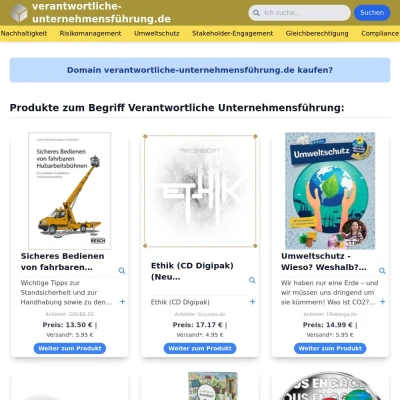 Screenshot verantwortliche-unternehmensführung.de