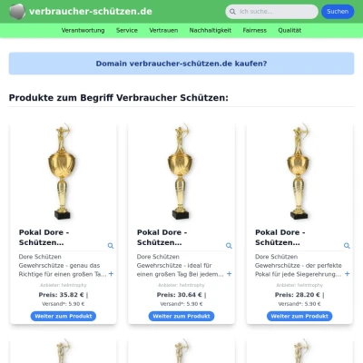 Screenshot verbraucher-schützen.de