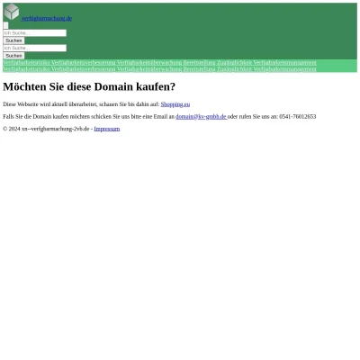 Screenshot verfügbarmachung.de