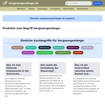 Screenshot vergasergestänge.de