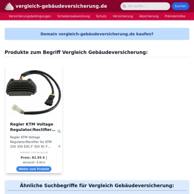 Screenshot vergleich-gebäudeversicherung.de