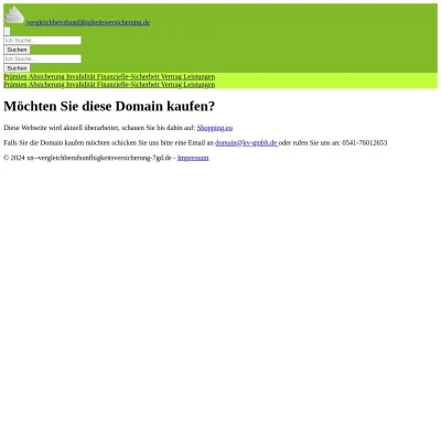 Screenshot vergleichberufsunfähigkeitsversicherung.de