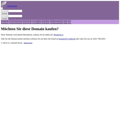 Screenshot verhüterli.de