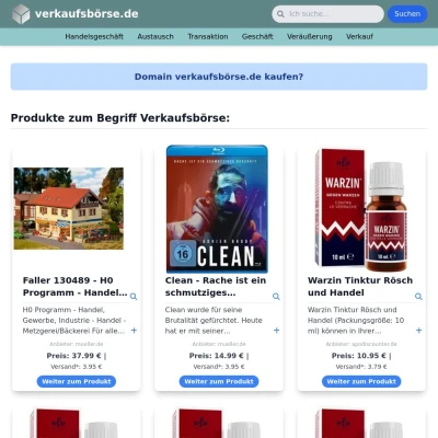 Screenshot verkaufsbörse.de