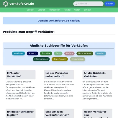 Screenshot verkäufer24.de