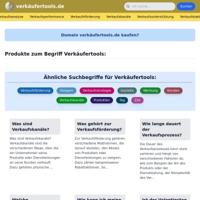 Screenshot verkäufertools.de