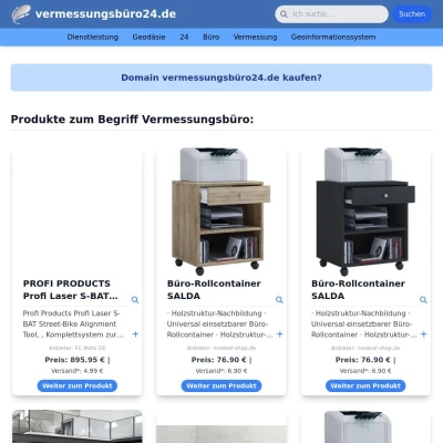 Screenshot vermessungsbüro24.de