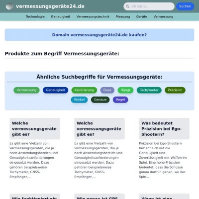 Screenshot vermessungsgeräte24.de