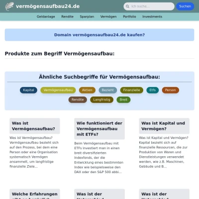 Screenshot vermögensaufbau24.de