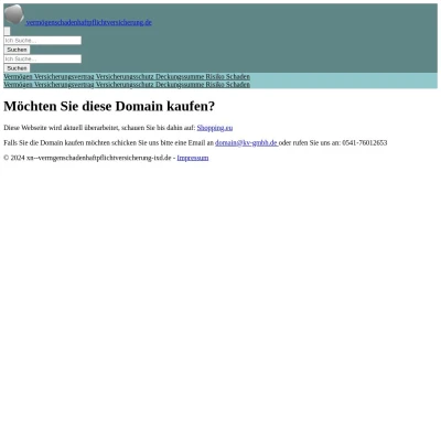 Screenshot vermögenschadenhaftpflichtversicherung.de