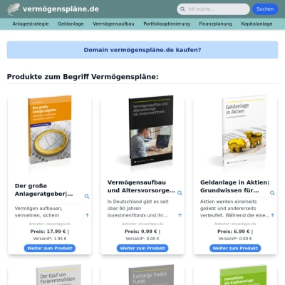 Screenshot vermögenspläne.de