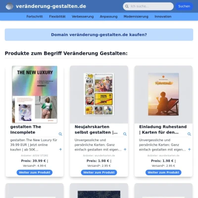 Screenshot veränderung-gestalten.de