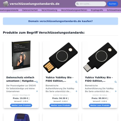 Screenshot verschlüsselungsstandards.de