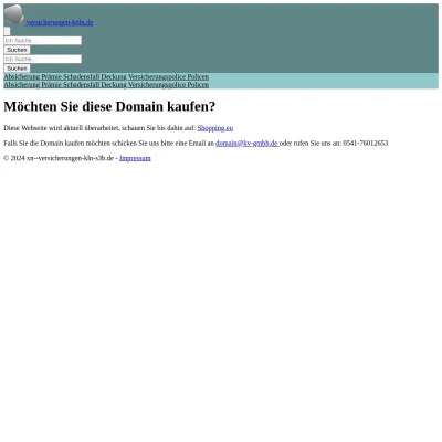 Screenshot versicherungen-köln.de