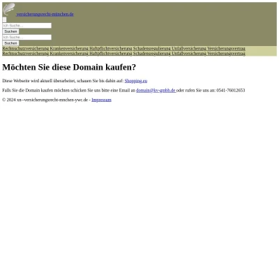 Screenshot versicherungsrecht-münchen.de