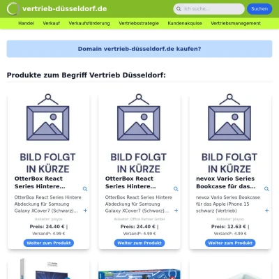 Screenshot vertrieb-düsseldorf.de