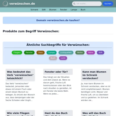 Screenshot verwünschen.de