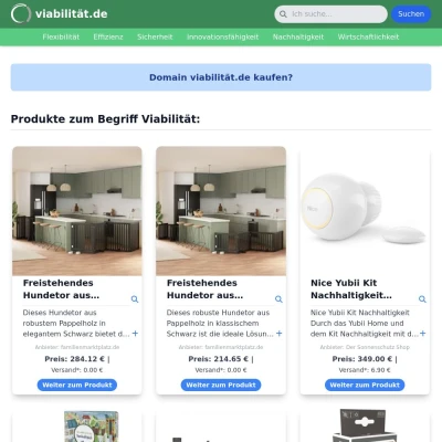 Screenshot viabilität.de