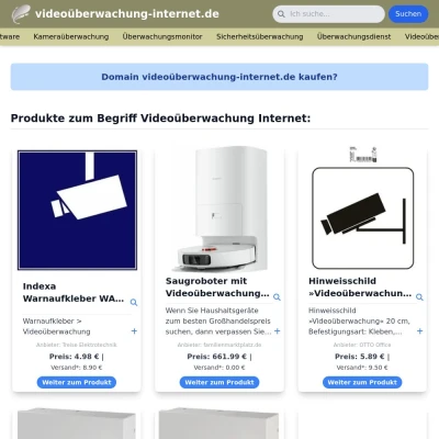 Screenshot videoüberwachung-internet.de